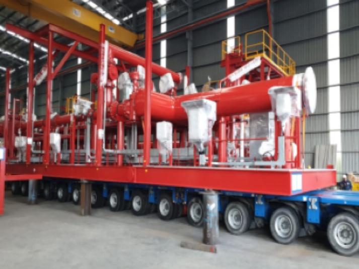 World Carrier - Fiscal Custody Meter installed on FSO ELI Akaso in Johor Port, Malaysia